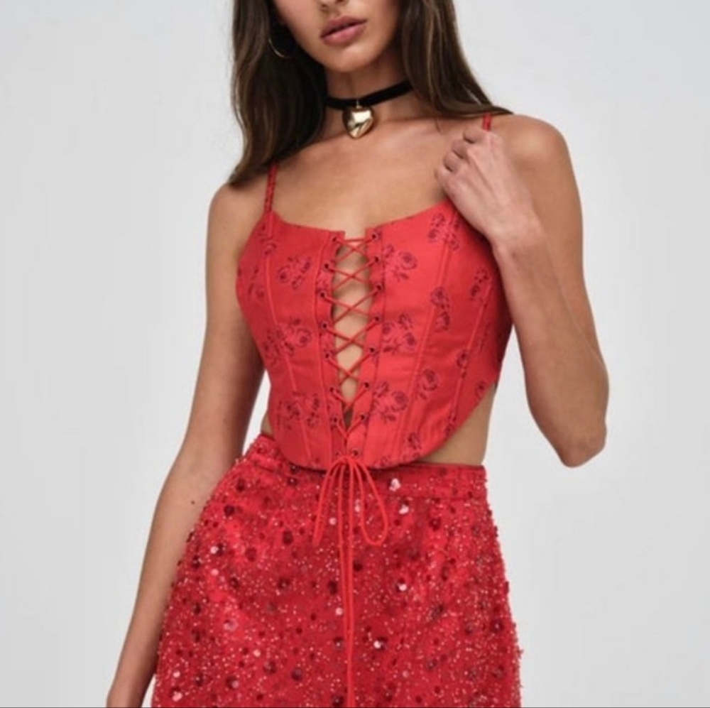 Lillian Corset Top by For Love & Lemons